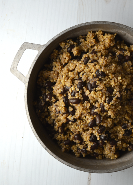 Quinoa Congri (Cuban Style Quinoa and Black Beans)