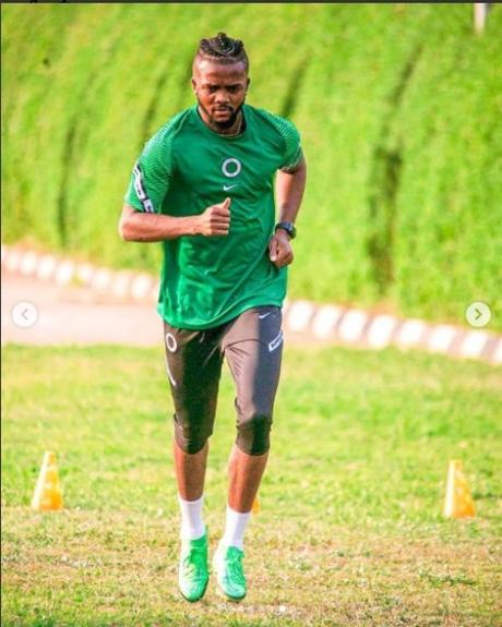 Photos From Super Eagles Second Training Session Ahead of AFCON