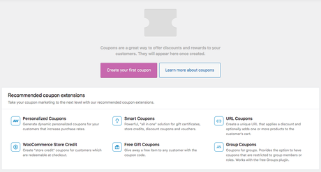 WooCommerce Coupons