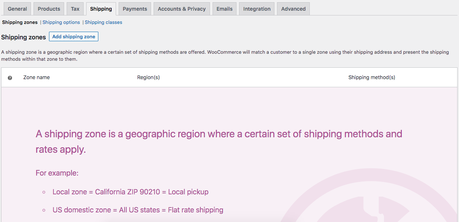 WooCommerce Shipping