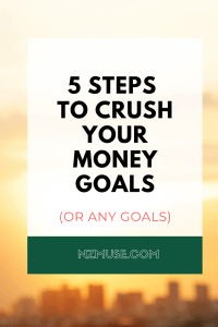 5 steps to crush your money goals this year