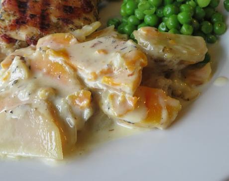 Simple Double Scalloped Potatoes