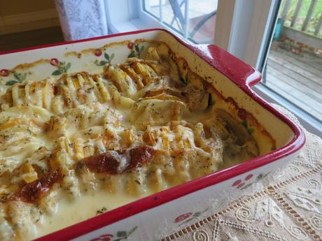 Simple Double Scalloped Potatoes