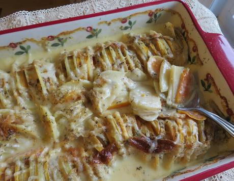 Simple Double Scalloped Potatoes