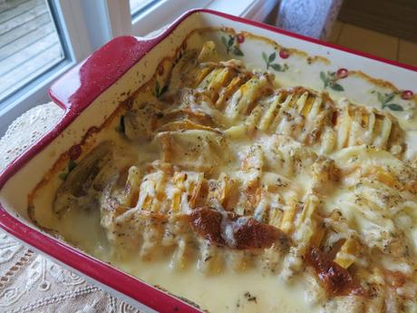 Simple Double Scalloped Potatoes