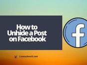 Unhide Post Facebook