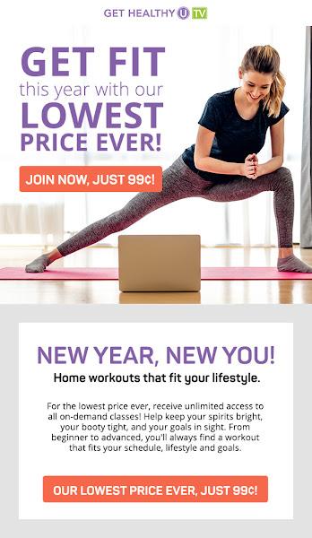 Get Fit this year with our Lowest Price Ever!