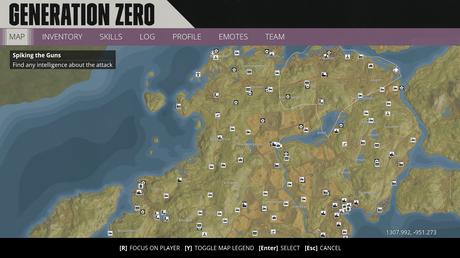 Generation Zero Safehouse Map – & Weapons & Bunkers