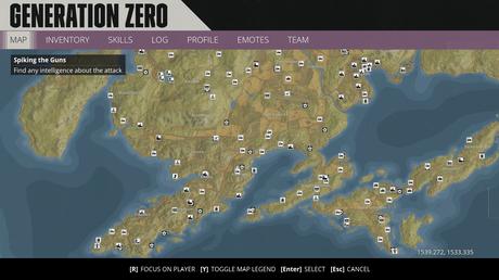 Generation Zero Safehouse Map – & Weapons & Bunkers