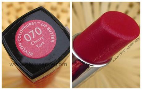 Revlon Colorburst Lip Butter: 070 Cherry Tart: Review/Swatch/LOTD