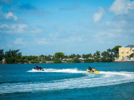 Part of the Ski and Splash Adventure with Tropical Sailing Miami
