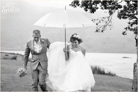 Rainy day wedding in the lake district