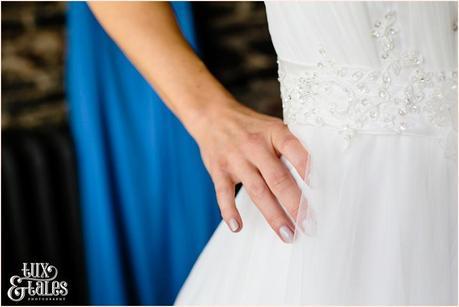 Wedding dress detail 