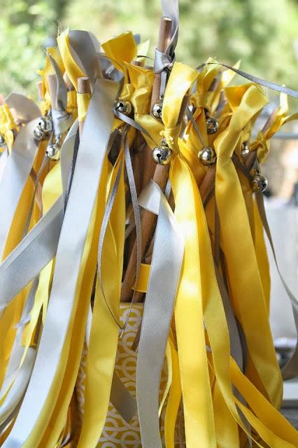 The Couple Tie The Knot at a An Island Wedding with pops of Yellow and nautical ropes by Rock, Paper Scissors