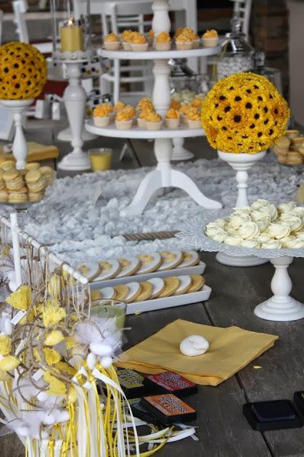 The Couple Tie The Knot at a An Island Wedding with pops of Yellow and nautical ropes by Rock, Paper Scissors