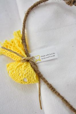 The Couple Tie The Knot at a An Island Wedding with pops of Yellow and nautical ropes by Rock, Paper Scissors