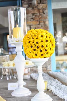 The Couple Tie The Knot at a An Island Wedding with pops of Yellow and nautical ropes by Rock, Paper Scissors