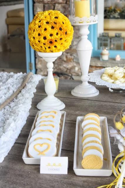 The Couple Tie The Knot at a An Island Wedding with pops of Yellow and nautical ropes by Rock, Paper Scissors