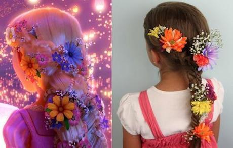 hairstyles with flowers