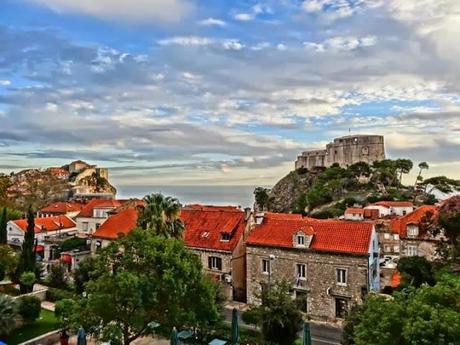 View from our balcony at the Hilton Imperial Dubrovnik