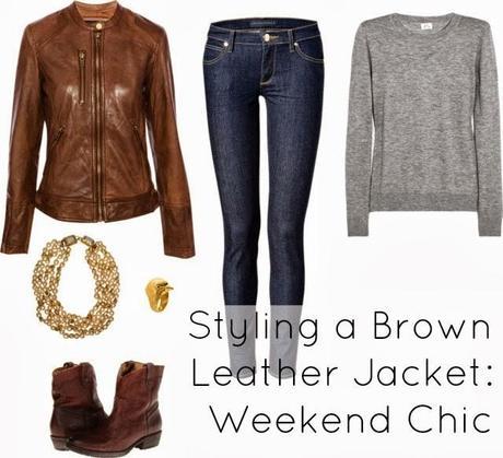 Ask Allie: Styling a Brown Leather Jacket Four Ways