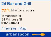 24 Bar and Grill on Urbanspoon