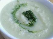 Cauliflower Celeriac Soup with Pistou