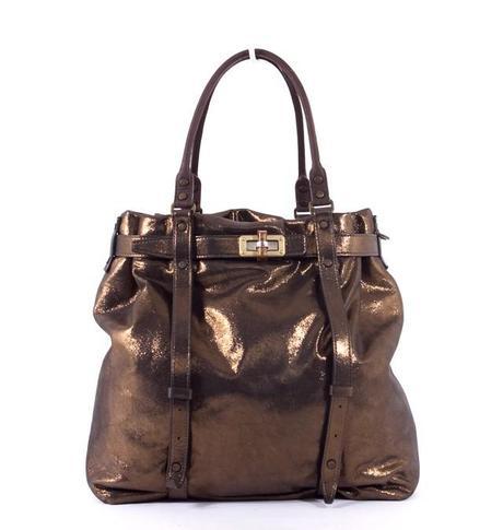 2 11789 206323  lanvin gold shimmery metallic kentucky bag    d4da Add a little sparkle in your closet Metallic 