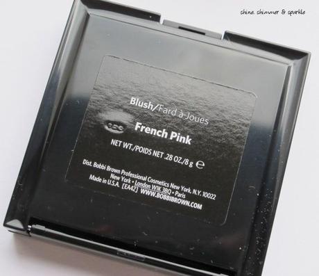 bobbi brown french pink blush