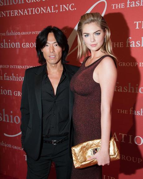  Steven Gan and Kate Upton attend the 30th Annual Night Of Stars presented by The Fashion Group International at Cipriani Wall Street