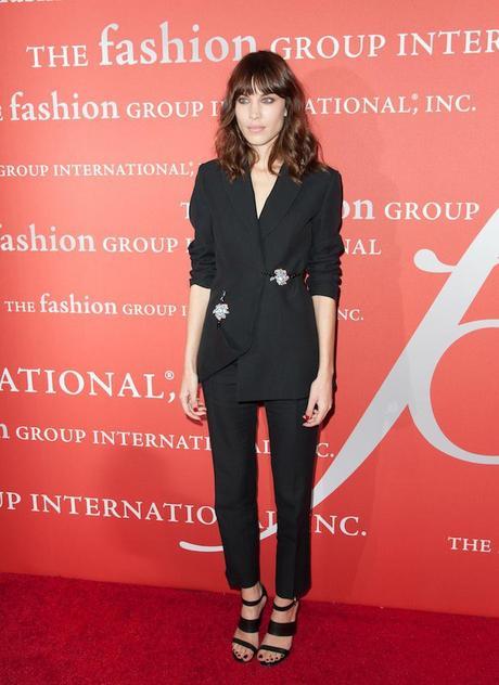  Model Alexa Chung attends the 30th Annual Night Of Stars presented by The Fashion Group International at Cipriani Wall Street