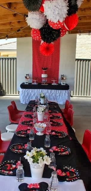 Ruby's Minnie Mouse Themed Birthday Party