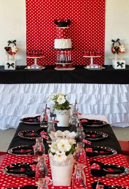 Ruby's Minnie Mouse Themed Birthday Party