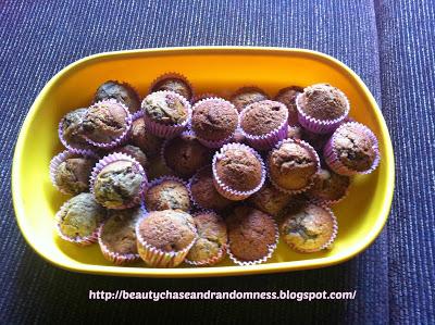 Banana Walnut Mini Muffins with Maltesers