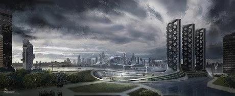 Gorgeous 'Ender's Game' Concept Art Shows a Futuristic World