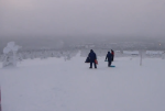 The TOP of the Run Saariselkä, Finland's Longest Toboggan Run