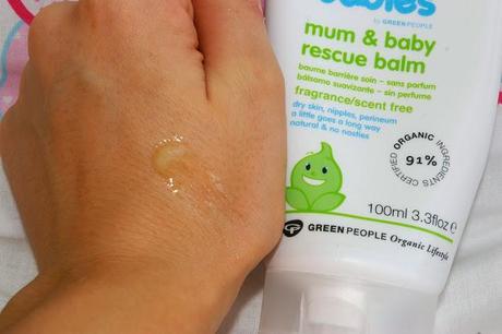 Green people organic babies mum & baby rescue balm