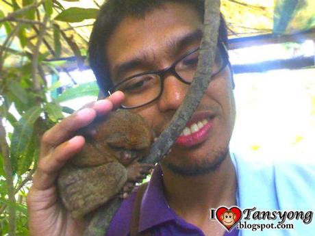 I kissed the Smallest Monkey in The World the so called Tarsier