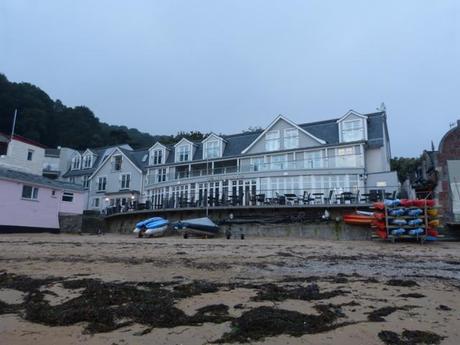 The exterior of South Sands Hotel, Salcombe, Devon