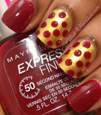 Busy Girl Nails Fall Nail Art Challenge - Oxblood