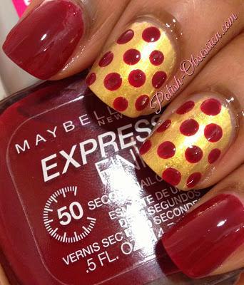 Busy Girl Nails Fall Nail Art Challenge - Oxblood