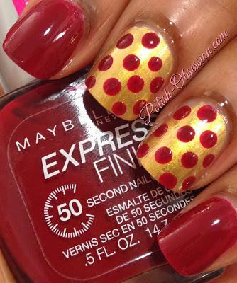 Busy Girl Nails Fall Nail Art Challenge - Oxblood