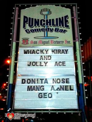 Experience the Punching Jokes at Punchline Comedy Bar in Quezon City.