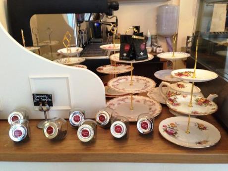 afternoon tea cake stands and loose leaf teas and the walk cafe tea room nottingham