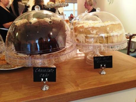 chocolate apple and elderflower homemade cakes at the walk cafe tea room nottingham review