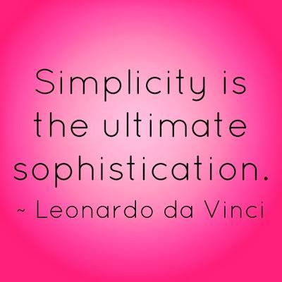 Friday Food for Thought: Simplicity