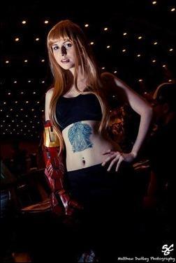 Stacey Rebecca as Pepper Potts (Photo by Matthew Dudley Photography)