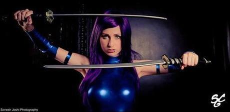 Stacey Rebecca as Psylocke (Photo by Sonesh Joshi Photography)