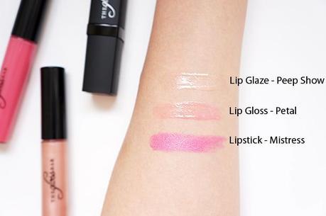 the gloss bar lip product swatches