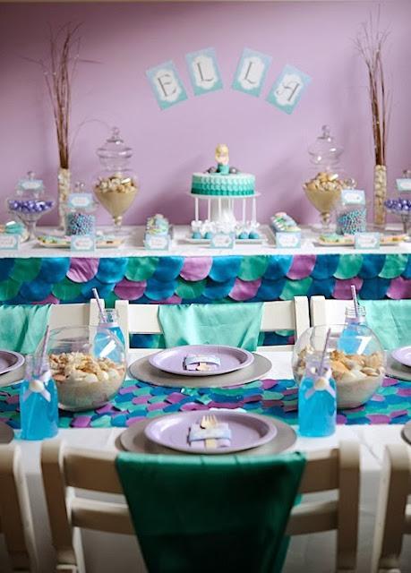 A Whimsical Under the Water Mermaid Party by Lottie and Me